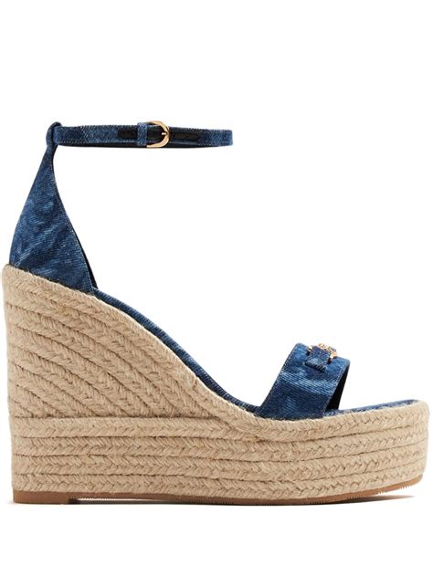 versace jeans wedges|versace barocco wedge sandals.